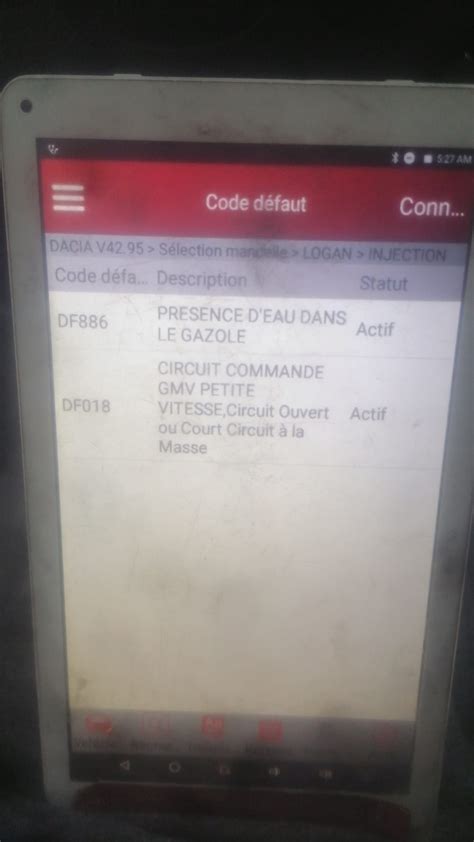 La Liste Code De Défaut RENAULT EN DF.